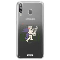 قاب شفاف تی پی یو طرح فرشته چنگ نواز مناسب برای گوشی Samsung M30