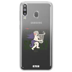 قاب شفاف تی پی یو طرح فرشته چنگ نواز مناسب برای گوشی Samsung M30