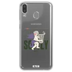 قاب شفاف تی پی یو طرح فرشته چنگ نواز مناسب برای گوشی Samsung M20