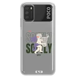 قاب شفاف تی پی یو طرح فرشته چنگ نواز مناسب برای گوشی Xiaomi Poco M3