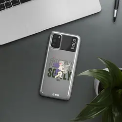 قاب شفاف تی پی یو طرح فرشته چنگ نواز مناسب برای گوشی Xiaomi Poco M3