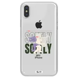 قاب شفاف تی پی یو طرح فرشته چنگ نواز مناسب برای گوشی Apple iPhone XS max