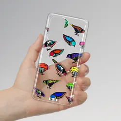 قاب شفاف تی پی یو طرح نقاشی پرندگان رنگارنگ مناسب برای گوشی Samsung A53