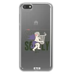 قاب شفاف تی پی یو طرح فرشته چنگ نواز مناسب برای گوشی Huawei Y5 2018