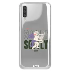 قاب شفاف تی پی یو طرح فرشته چنگ نواز مناسب برای گوشی Samsung A50