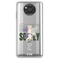 قاب شفاف تی پی یو طرح فرشته چنگ نواز مناسب برای گوشی Xiaomi Poco X3