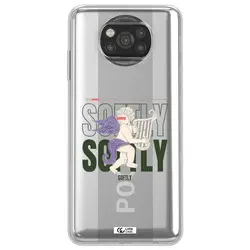 قاب شفاف تی پی یو طرح فرشته چنگ نواز مناسب برای گوشی Xiaomi Poco X3