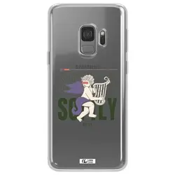 قاب شفاف تی پی یو طرح فرشته چنگ نواز مناسب برای گوشی Samsung S9
