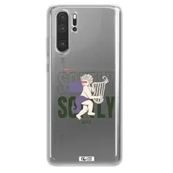 قاب شفاف تی پی یو طرح فرشته چنگ نواز مناسب برای گوشی Huawei P30 Pro