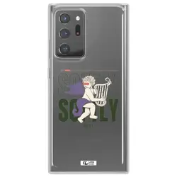 قاب شفاف تی پی یو طرح فرشته چنگ نواز مناسب برای گوشی Samsung Note 20 Ultra