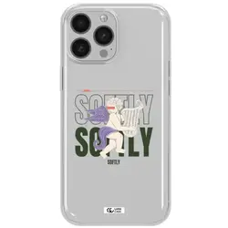 قاب شفاف تی پی یو طرح فرشته چنگ نواز مناسب برای گوشی Apple iPhone 13 Pro