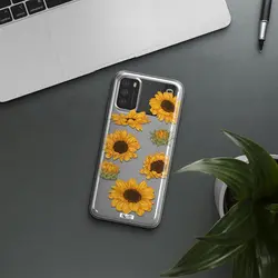 قاب شفاف تی پی یو طرح گل آفتابگردان مناسب برای گوشی Xiaomi Poco M3
