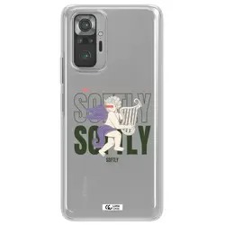 قاب شفاف تی پی یو طرح فرشته چنگ نواز مناسب برای گوشی Xiaomi Note 10 Pro