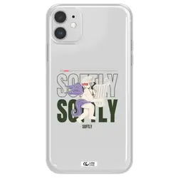 قاب شفاف تی پی یو طرح فرشته چنگ نواز مناسب برای گوشی Apple iPhone 11