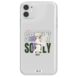 قاب شفاف تی پی یو طرح فرشته چنگ نواز مناسب برای گوشی Apple iPhone 11