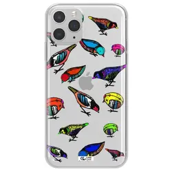 قاب شفاف تی پی یو طرح نقاشی پرندگان رنگارنگ مناسب برای گوشی Apple iPhone 11 pro