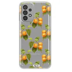 قاب شفاف تی پی یو طرح زردآلو مناسب برای گوشی Samsung A23