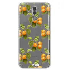 قاب شفاف تی پی یو طرح زردآلو مناسب برای گوشی Huawei Mate 20 Lite