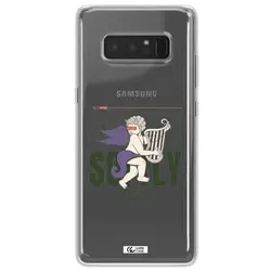 قاب شفاف تی پی یو طرح فرشته چنگ نواز مناسب برای گوشی Samsung Note 8
