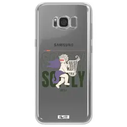 قاب شفاف تی پی یو طرح فرشته چنگ نواز مناسب برای گوشی Samsung S8