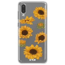 قاب شفاف تی پی یو طرح گل آفتابگردان مناسب برای گوشی Samsung A02