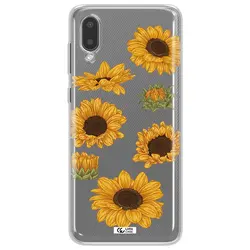 قاب شفاف تی پی یو طرح گل آفتابگردان مناسب برای گوشی Samsung A02