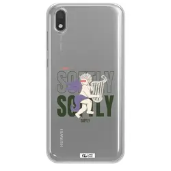 قاب شفاف تی پی یو طرح فرشته چنگ نواز مناسب برای گوشی Huawei Honor 8S