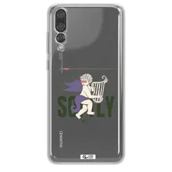 قاب شفاف تی پی یو طرح فرشته چنگ نواز مناسب برای گوشی Huawei P20 Pro