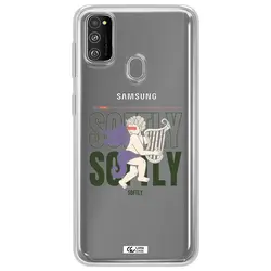 قاب شفاف تی پی یو طرح فرشته چنگ نواز مناسب برای گوشی Samsung M30S