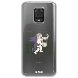 قاب شفاف تی پی یو طرح فرشته چنگ نواز مناسب برای گوشی Xiaomi Note 9S