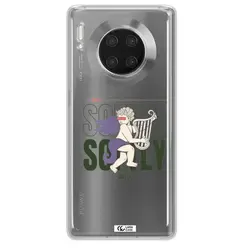 قاب شفاف تی پی یو طرح فرشته چنگ نواز مناسب برای گوشی Huawei Mate 30 Pro