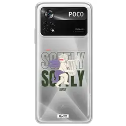 قاب شفاف تی پی یو طرح فرشته چنگ نواز مناسب برای گوشی Xiaomi Poco X4 Pro