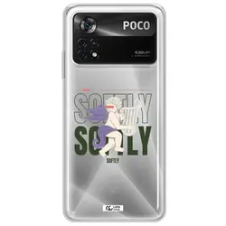 قاب شفاف تی پی یو طرح فرشته چنگ نواز مناسب برای گوشی Xiaomi Poco X4 Pro