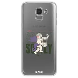 قاب شفاف تی پی یو طرح فرشته چنگ نواز مناسب برای گوشی Samsung J6