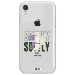 قاب شفاف تی پی یو طرح فرشته چنگ نواز مناسب برای گوشی Apple iPhone XR