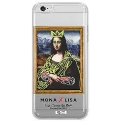 قاب شفاف تی پی یو طرح مونالیزا پاپ آرت مناسب برای گوشی Apple iPhone 6S