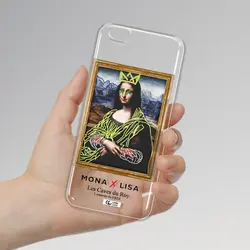 قاب شفاف تی پی یو طرح مونالیزا پاپ آرت مناسب برای گوشی Apple iPhone 6S
