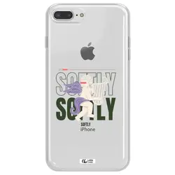 قاب شفاف تی پی یو طرح فرشته چنگ نواز مناسب برای گوشی Apple iPhone 7 plus