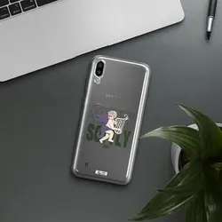 قاب شفاف تی پی یو طرح فرشته چنگ نواز مناسب برای گوشی Samsung M10