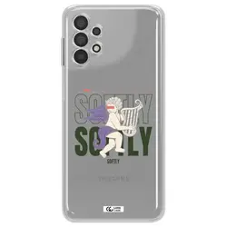 قاب شفاف تی پی یو طرح فرشته چنگ نواز مناسب برای گوشی Samsung A32