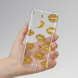 قاب شفاف تی پی یو طرح برق لب مناسب برای گوشی Xiaomi Redmi Note 11