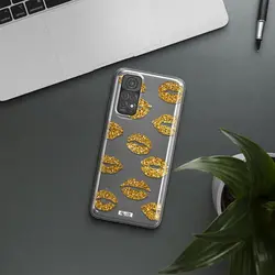 قاب شفاف تی پی یو طرح برق لب مناسب برای گوشی Xiaomi Redmi Note 11