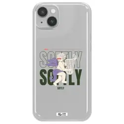 قاب شفاف تی پی یو طرح فرشته چنگ نواز مناسب برای گوشی Apple iPhone 14