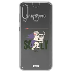 قاب شفاف تی پی یو طرح فرشته چنگ نواز مناسب برای گوشی Samsung A60