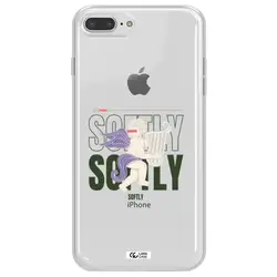 قاب شفاف تی پی یو طرح فرشته چنگ نواز مناسب برای گوشی Apple iPhone 8 plus