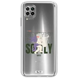 قاب شفاف تی پی یو طرح فرشته چنگ نواز مناسب برای گوشی Huawei Nova 7i