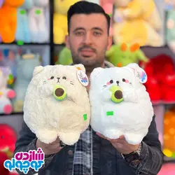 عروسک گربه آووکادو به دست