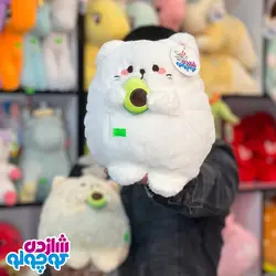 عروسک گربه آووکادو به دست