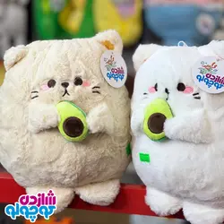 عروسک گربه آووکادو به دست