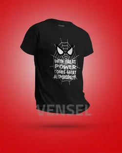 تیشرت Spider Man کد T-629 - فروشگاه ونسل